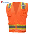 OEM ANSI Klasse 2 High Visibility Reflektierende Weste Günstige China Highlight Sicherheitsweste Kleidung Sicherheit Auto Warnjacke